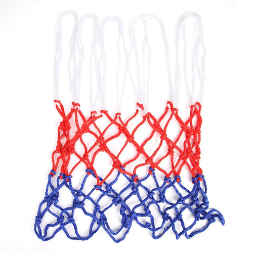 1-5PCS Basketball Net All-Weather Basketball Net Tri-Color Basketball Hoop Net Powered Basketball Hoop Basket Rim Net 농구골대