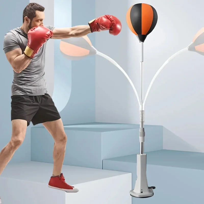 Adjustable Boxing Punching Bag Indoor Agility Training Punching Bag Boxing Ball Reflex Training Auxiliary Tool