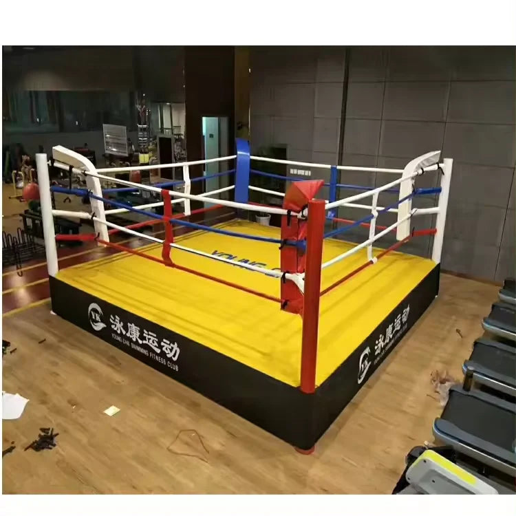 High Quality Cheap Custom Logo Portable Boxing Ring MMA Elevated Boxing Ring Wrestling Ring for Sale