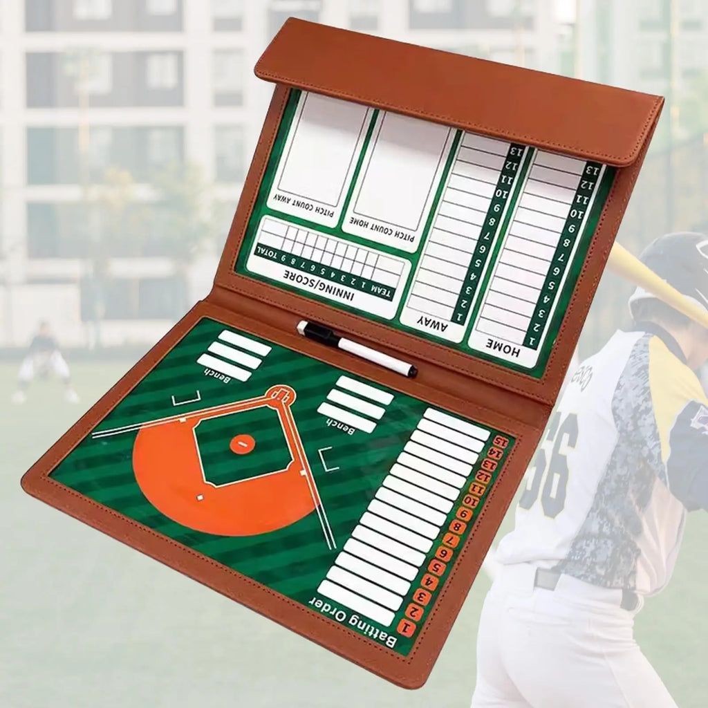Magnetic Baseball Coaching Board Ouble-Sided Magnetic Writable Erasable Game Training Portable Strategy Board For Match Training