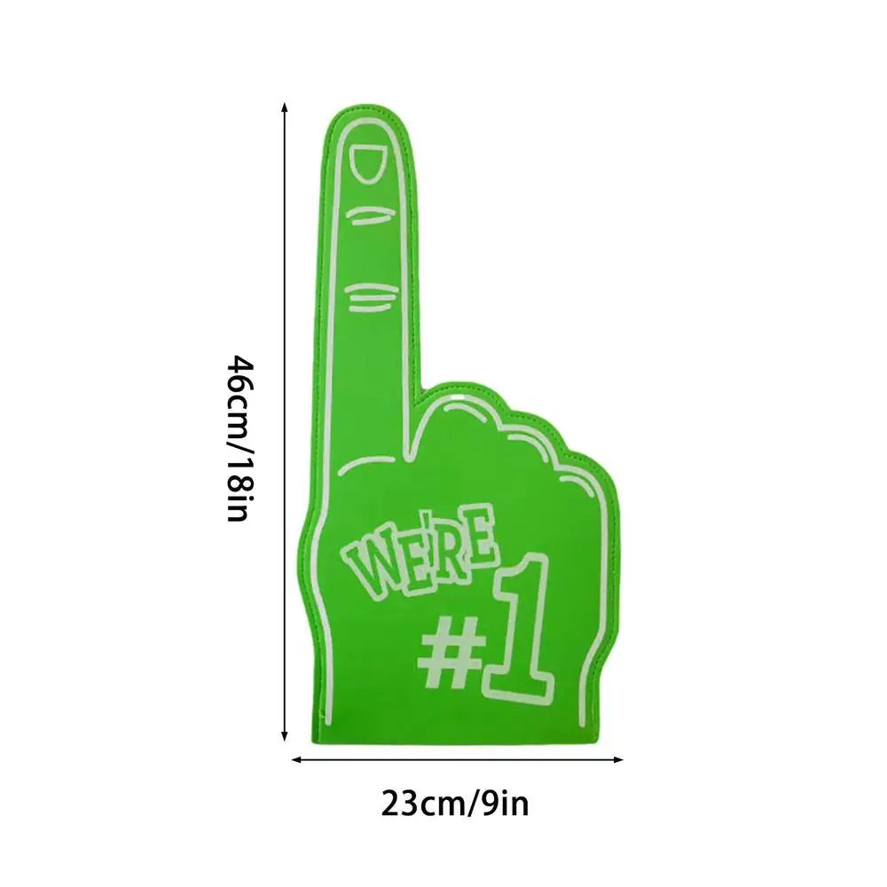 Cheer Up Foam Fingers For Sports Number 1 Cheer On Cheerleading Props Hand Finger Gloves 18 Inch Sports Cheer Fan Finger