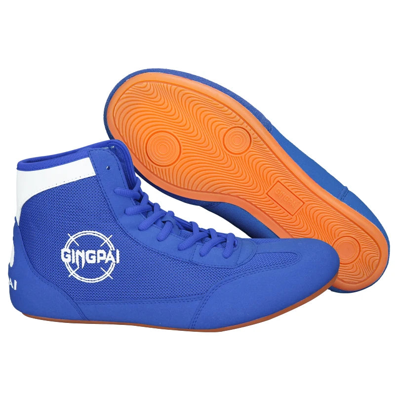Authentic Wrestling Shoes Men Women Training Shoes Sneakers Professional Boxing Shoes Fitness Weightlifting Martial Arts
