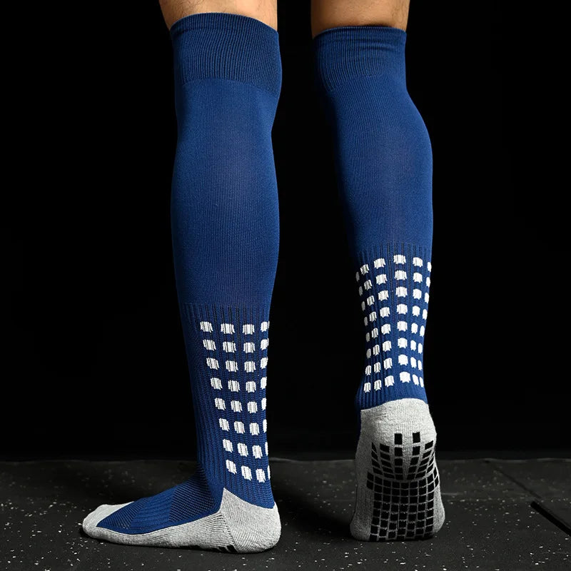 New Long Football Socks  Silicone Suction Cup Grip Anti Slip Soccer Socks Sports Men Women Baseball Rugby Socks