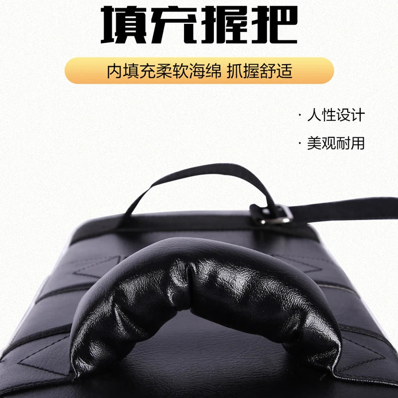 1Pcs Taekwondo Kick Pad PU Muay Thai Pads MMA Karate Kick Pads Kickboxing Training Pads Martial Arts Punching Pads Leather Strik
