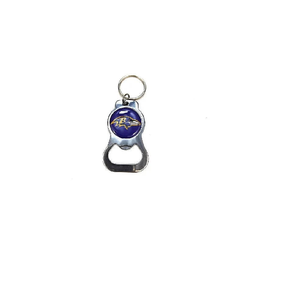 Beer Bottle Opener Keychain Stainless Steel Football nfl Charm Keychains Jewelry Gift