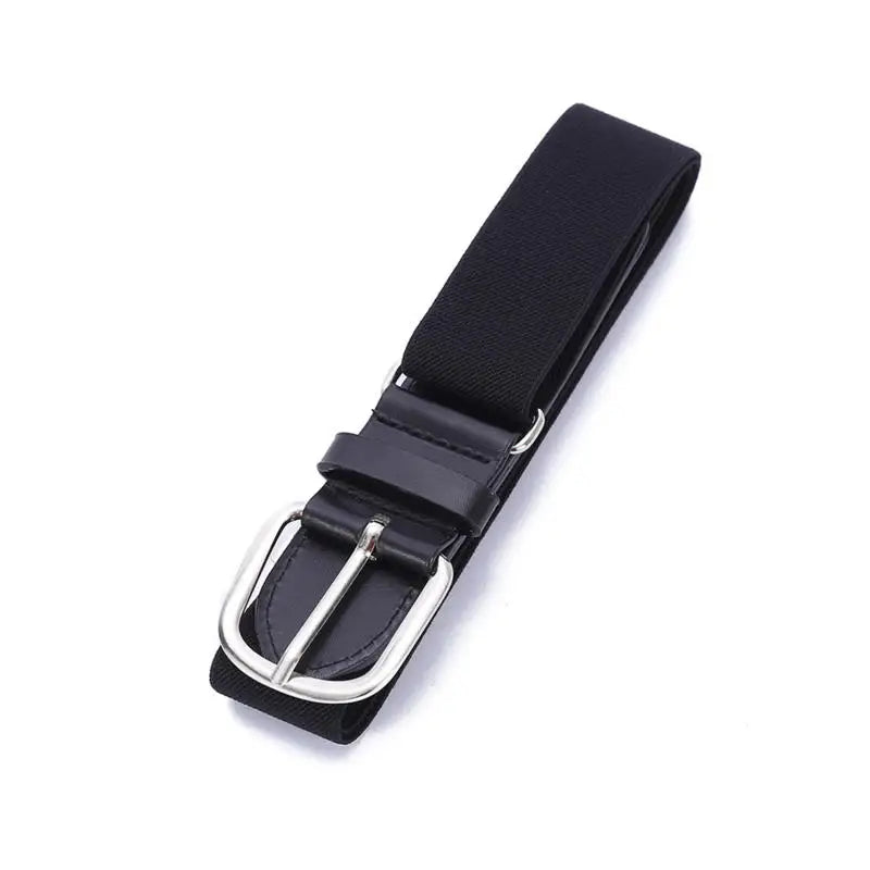 Youth - Durable Baseball Belt Elastic Elastic Tight Men's Club Leisure Elastic Belt Sports Girl Softball Elastic Loose Belt