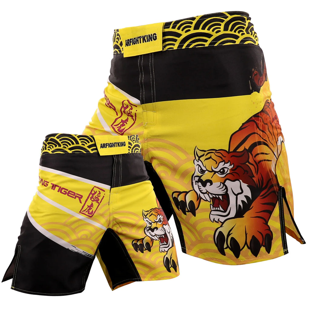 MMA Pants Combat Boxing Shorts for Men Women Fitness Gym Sports Jiu-Jitsu Kickboxing Muay Thai Shorts Crossfit BJJ Fight Wear
