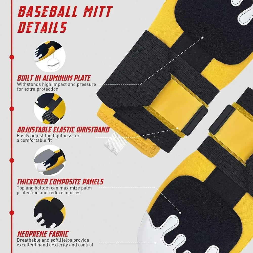 Universal Baseball Sliding Mitt Adjustable Protective Baseball Sliding Glove Easy to Wear Hand Protection Softball Glove