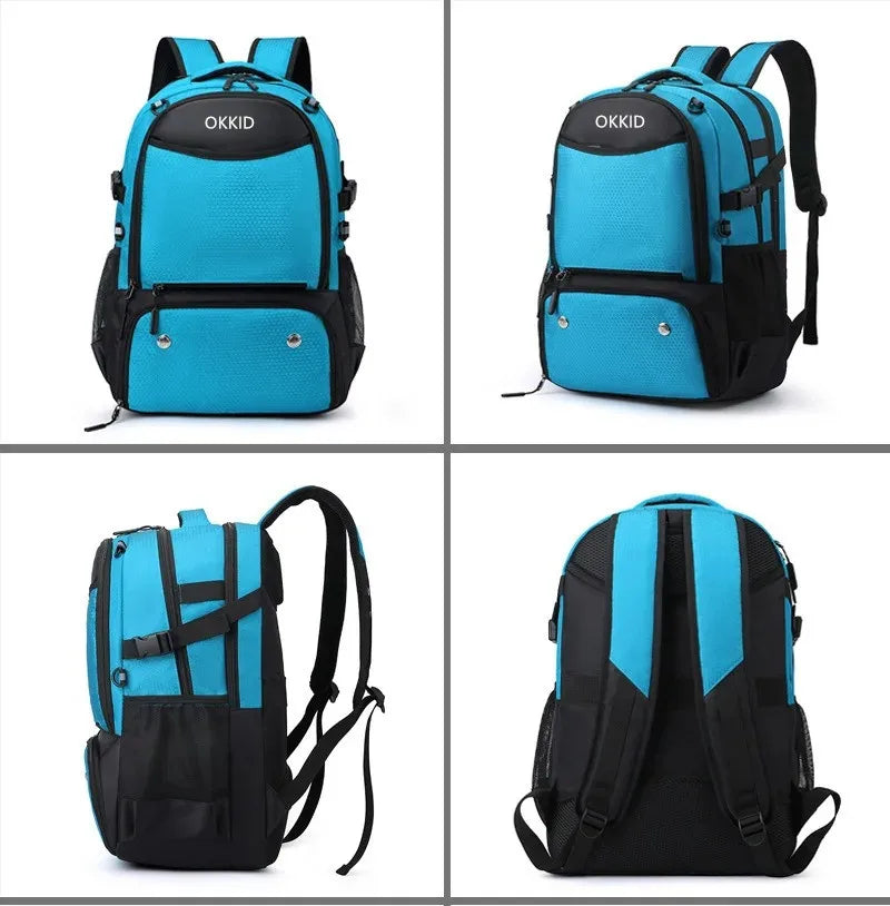 Basketball Backpack Football bag Large Sports Bag with Separate Ball Holder & Shoes Compartment, Best for Basketball, Soccer,Gym