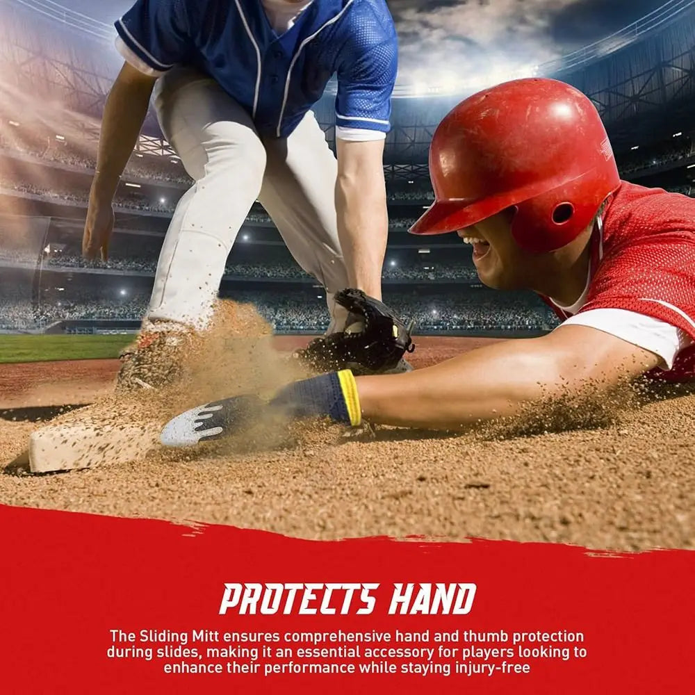 Universal Baseball Sliding Mitt Adjustable Protective Baseball Sliding Glove Easy to Wear Hand Protection Softball Glove