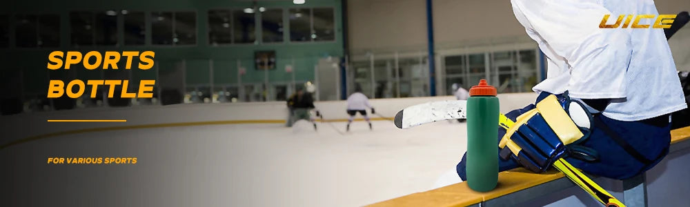 Sports Water Bottle 1000ML Boxing Water Bottle PP/LDPE Ice Hockey Water Bottle BPA Free Hockey Accessories Sports Equipment