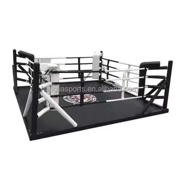Factory Custom Logo MMA Elevated Boxing Ring Wrestling Ring Competition Standard for Sale