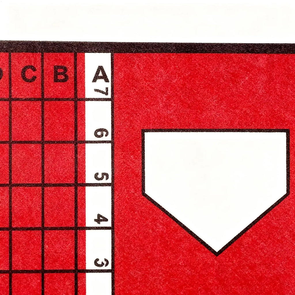 Baseball and Softball Hitting Mat with Non-Slip Backing High-Visibility Stance Guide Cushioned Surface for Batting Practice