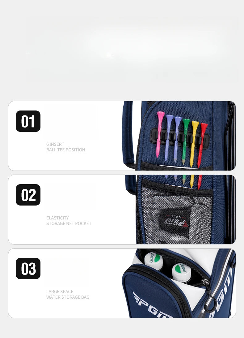 PGM Golf Bags Men Women Lightweight Club Waterproof Bracket Bag QIAB024
