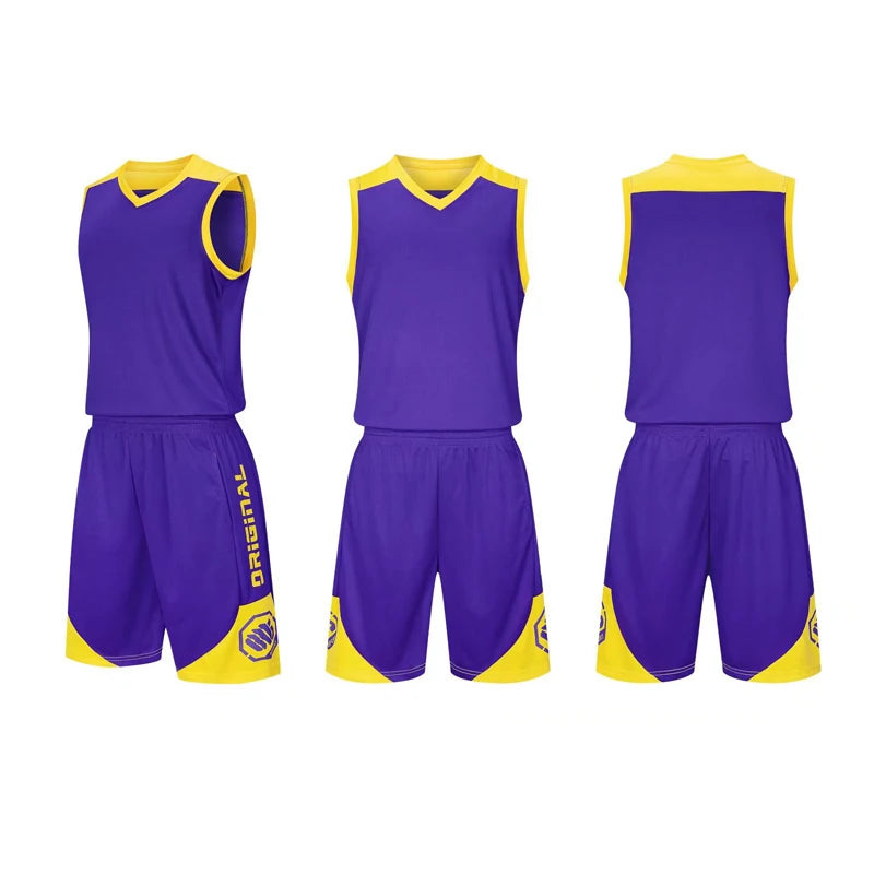 Basketball jersey custom Basketball training suit Adults and Kid clothes Sports vest Men Boys Basketball jersey Sets Large size