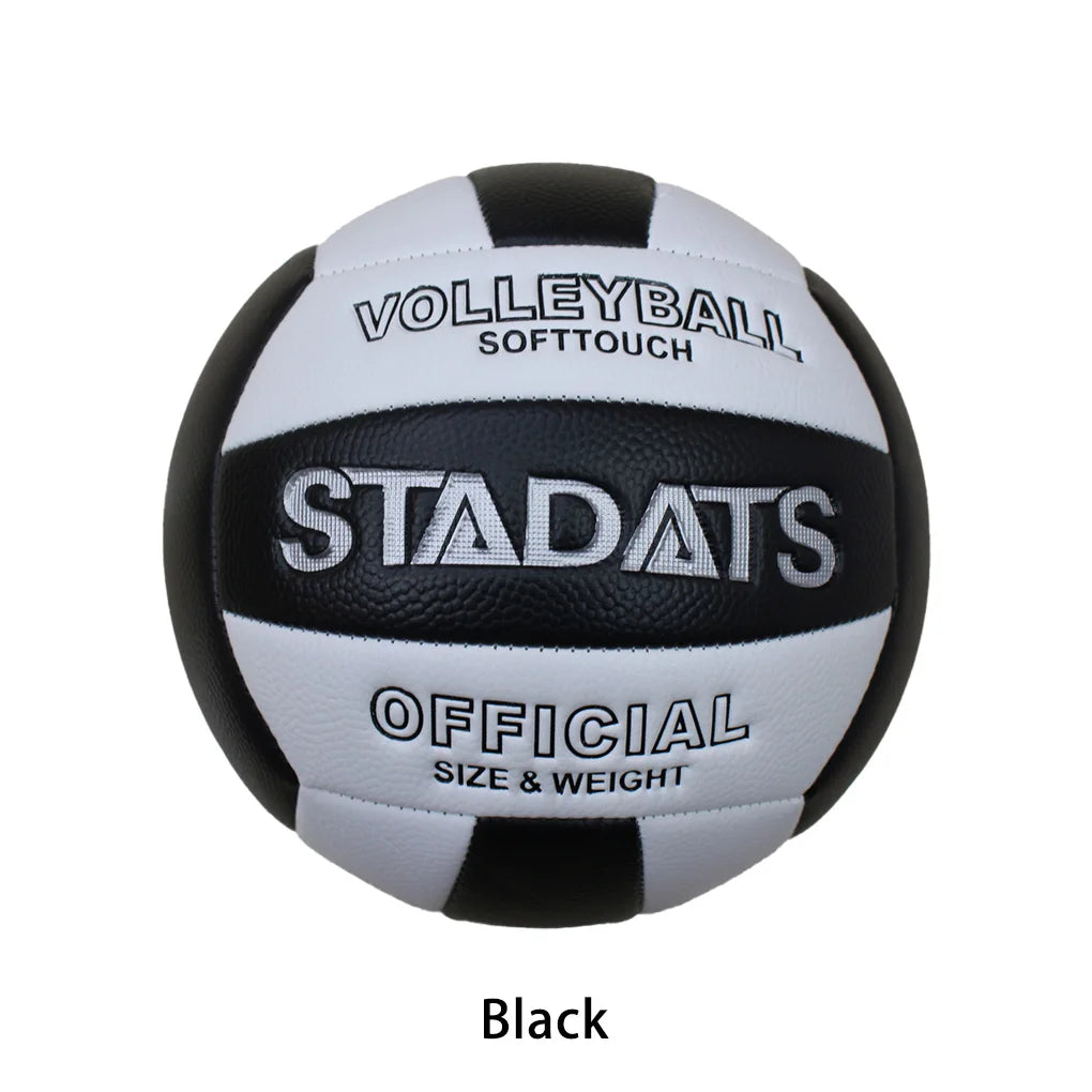 Size 5 Volleyball Professional Volleyballs Middle Primary School Training Soft PU Leak-proof Beach Balls Coffee