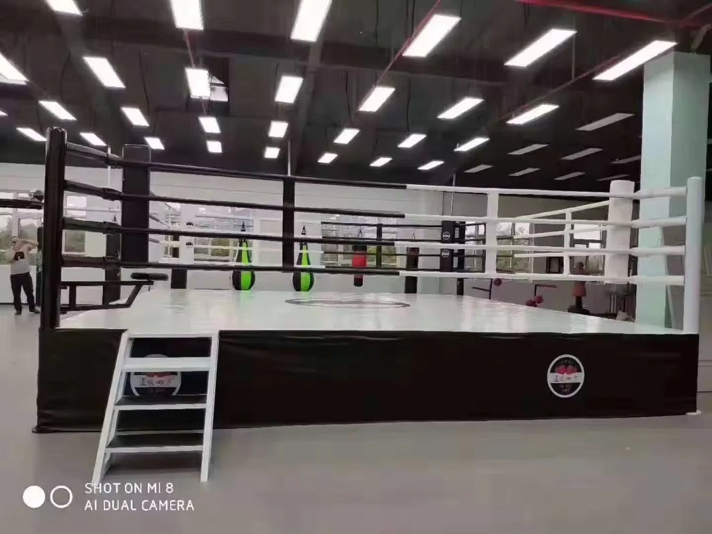 High Quality Cheap Custom Logo Portable Boxing Ring MMA Elevated Boxing Ring Wrestling Ring for Sale
