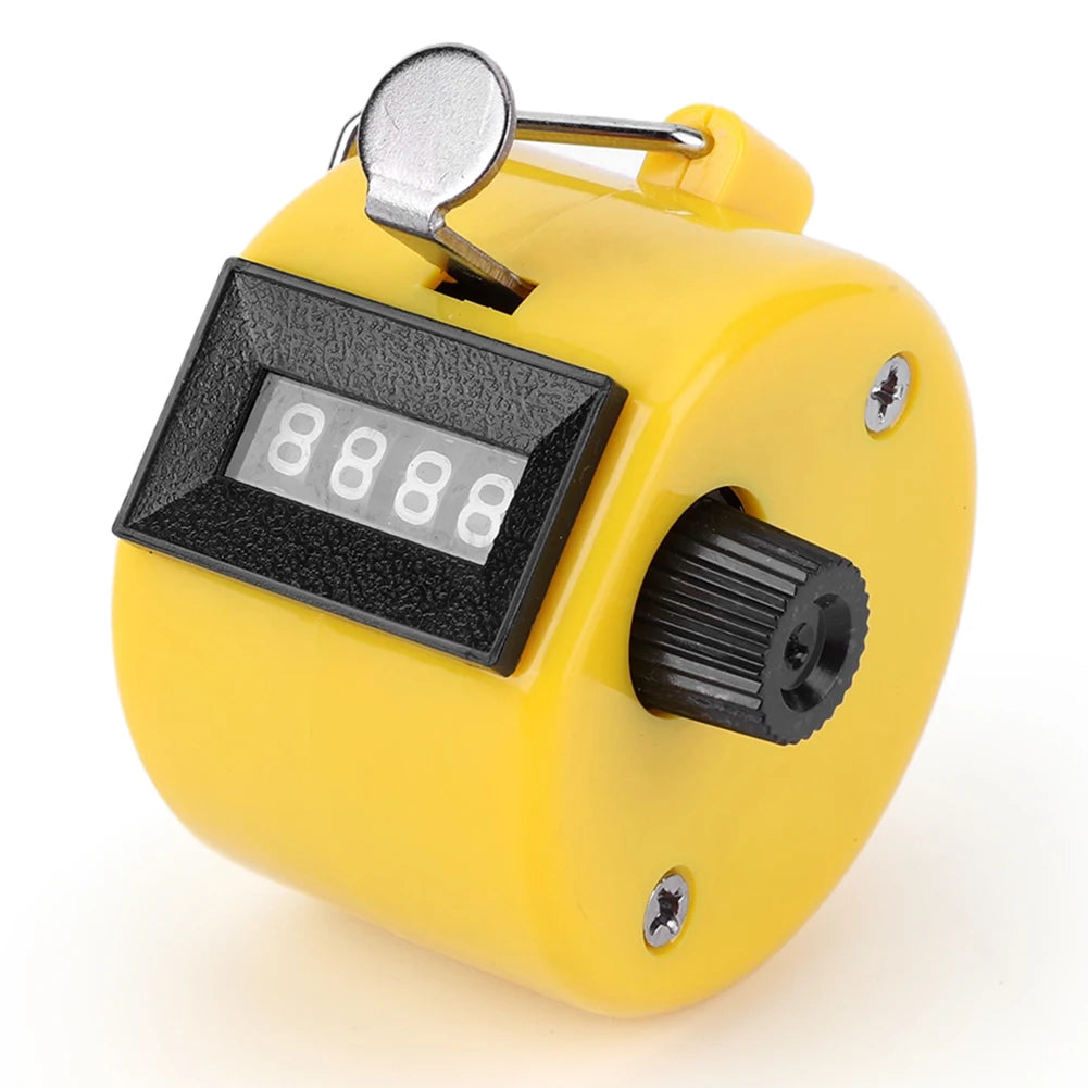 Handheld Tally Counter Hand Mechanical Counters Clickers Pitch Counter for Counting Knitting Coaching Golf Fishing