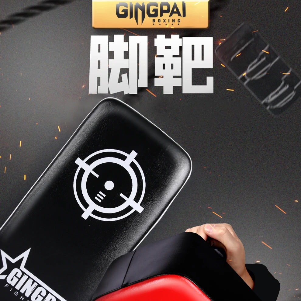 1Pcs Taekwondo Kick Pad PU Muay Thai Pads MMA Karate Kick Pads Kickboxing Training Pads Martial Arts Punching Pads Leather Strik