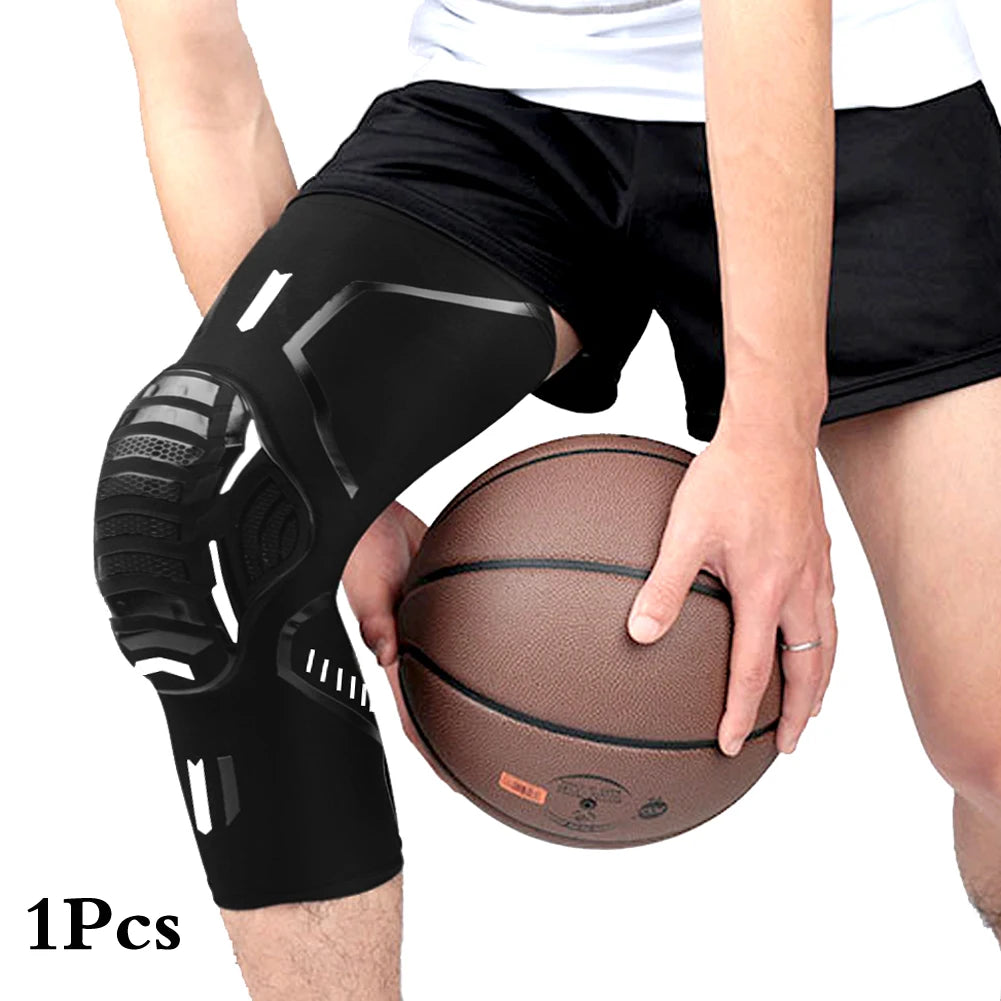 1 Piece Basketball Kneepads Elastic Foam Volleyball Knee Pad Protector Fitness Gear Sports Training Support Bracers