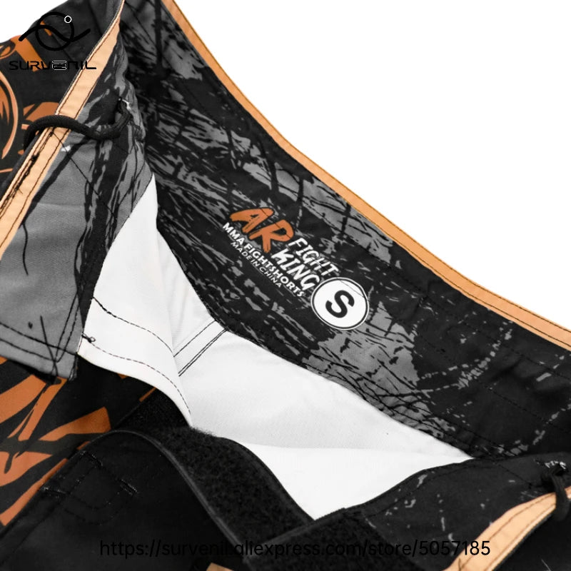 MMA Shorts Kickboxing Short Men's Fight Shorts Mixed Martial Arts BJJ Jiu Jitsu Muay Thai Pants Grappling Boxing Training Trunks