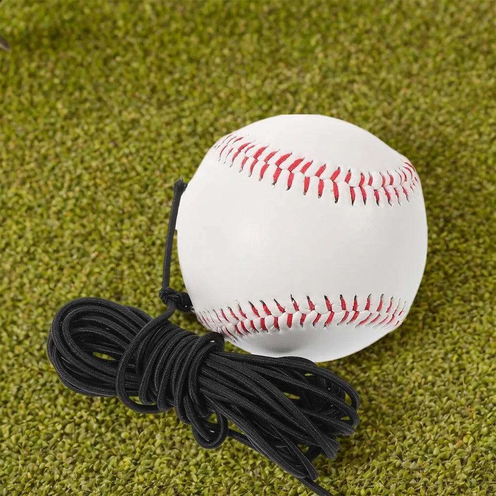 Baseball Batting Trainer with Elastic Rope Hitting Practice Equipment Baseball & Softball Training Aid for Baseball and Softball