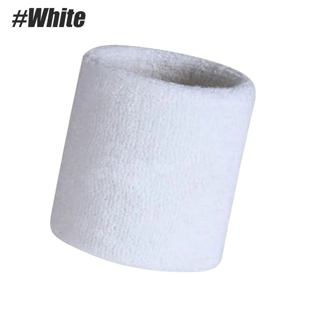 1Pcs Sweatband Sports Wristband for Men & Women,Cotton Cloth Sweatband for Tennis,Basketball,Football,Running,Gym,Working Out