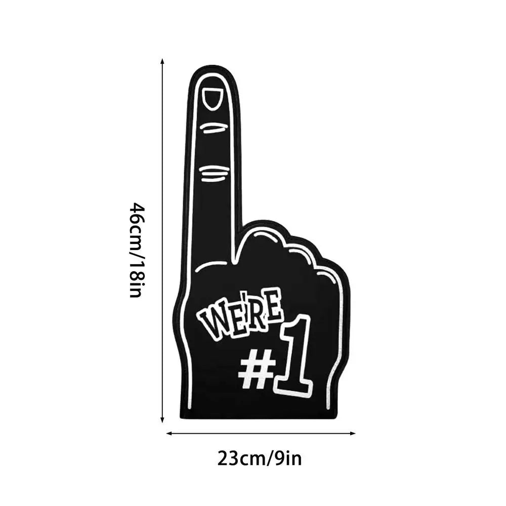 Cheer Up Foam Fingers For Sports Number 1 Cheer On Cheerleading Props Hand Finger Gloves 18 Inch Sports Cheer Fan Finger