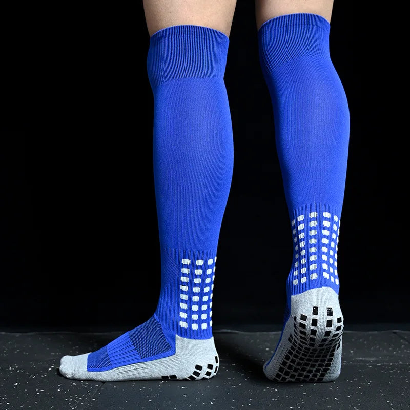New Long Football Socks  Silicone Suction Cup Grip Anti Slip Soccer Socks Sports Men Women Baseball Rugby Socks