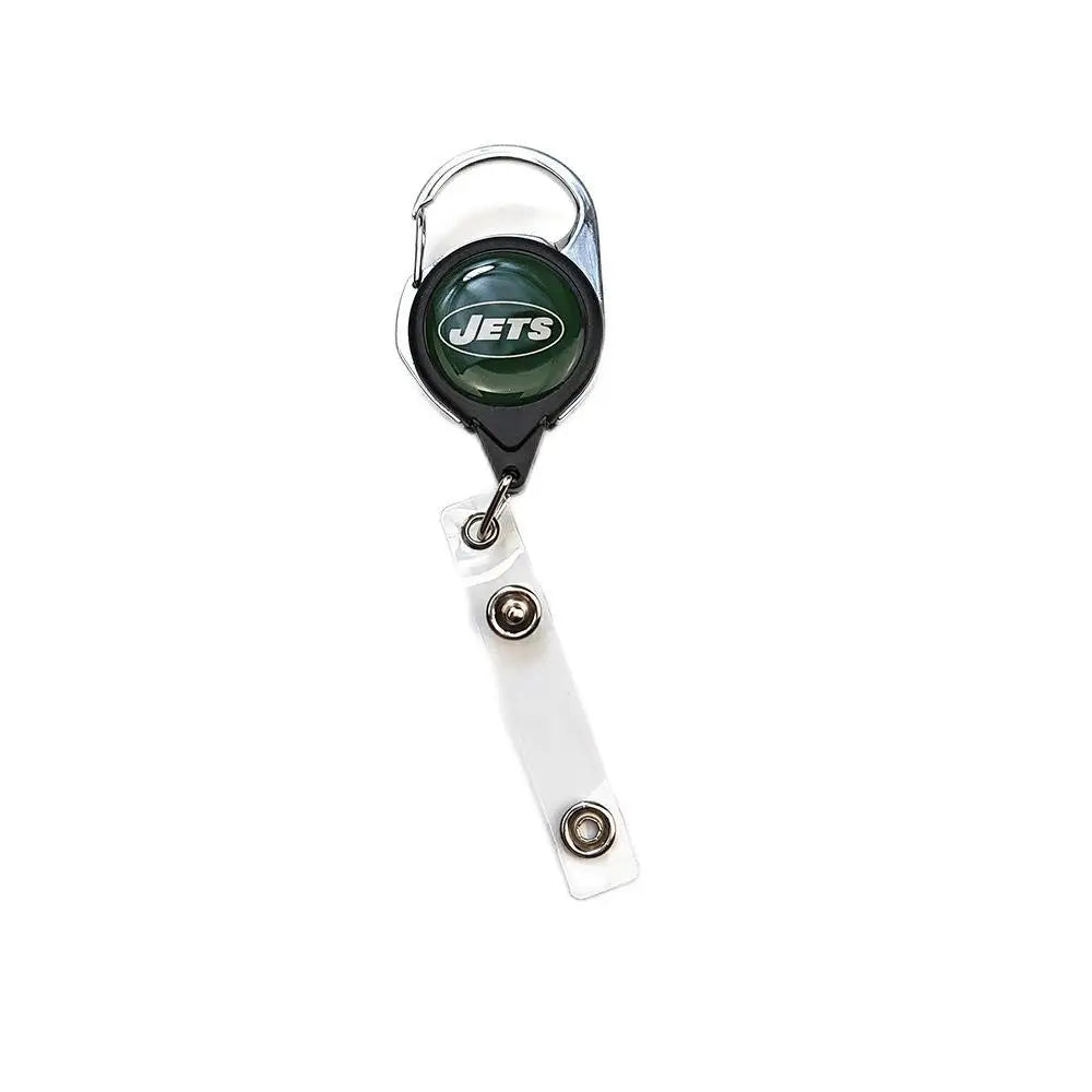 Belt Rope Football nfl Keychain Name Tag Holder Cord Reel Retract ID Card Badge Clip Reel