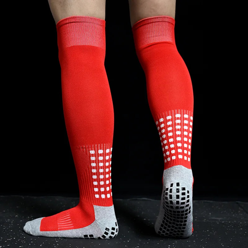New Long Football Socks  Silicone Suction Cup Grip Anti Slip Soccer Socks Sports Men Women Baseball Rugby Socks