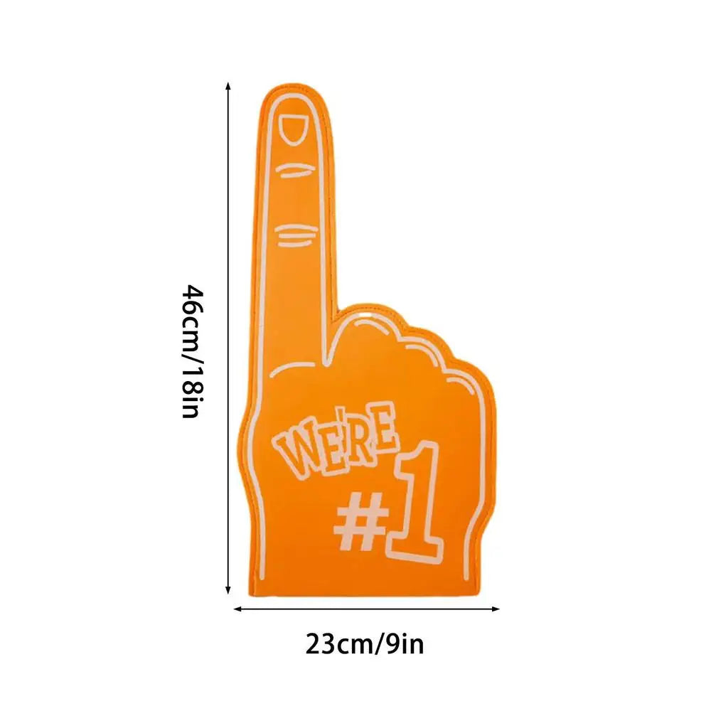 Cheer Up Foam Fingers For Sports Number 1 Cheer On Cheerleading Props Hand Finger Gloves 18 Inch Sports Cheer Fan Finger