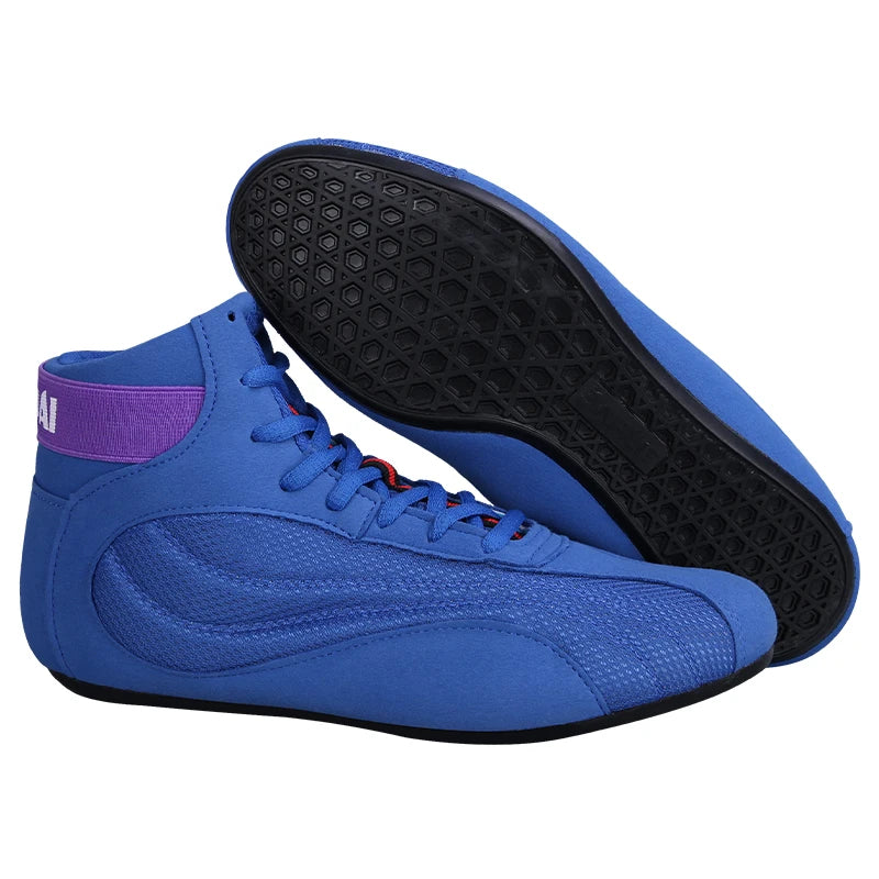 Professional Men Wrestling Shoes Breathable Women Boxing Shoes Comfortable Boxing Training Boot Wear-Resisting Fighting Boots