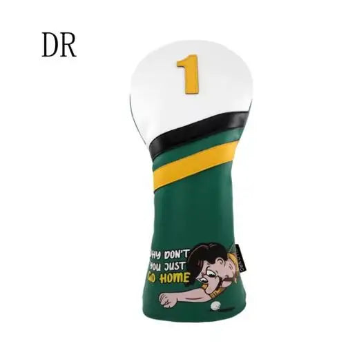Humorous And Funny Golf Club Covers, Featuring American-style quirky headgear for driver, fairway wood, and hybrid Anti-Scratch