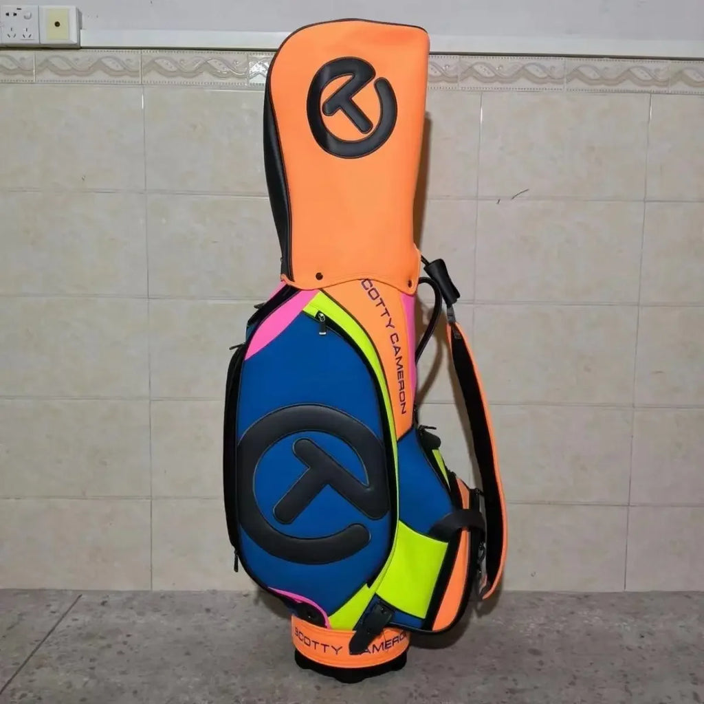Premium Golf Club Bag - Standard Size with Sporty Style, Multi-Compartment Club Carrier for Active Golfers