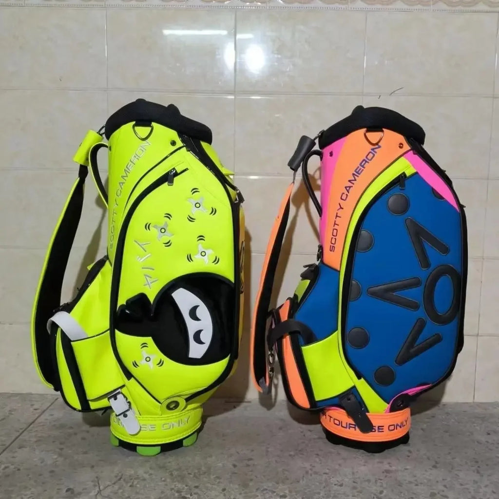 Premium Golf Club Bag - Standard Size with Sporty Style, Multi-Compartment Club Carrier for Active Golfers