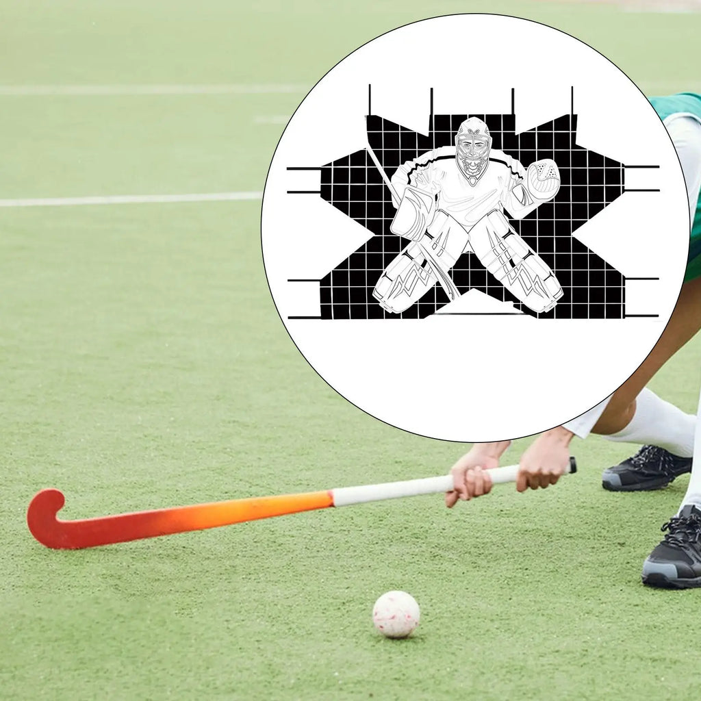 Hockey Goal Improve Skills Foldable Lightweight Waterproof Protable Hockey Net Training Target for Adults Practice Street Goalie