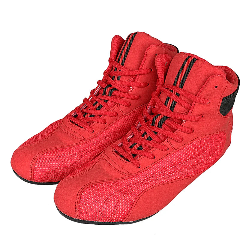 Professional Men Wrestling Shoes Breathable Women Boxing Shoes Comfortable Boxing Training Boot Wear-Resisting Fighting Boots