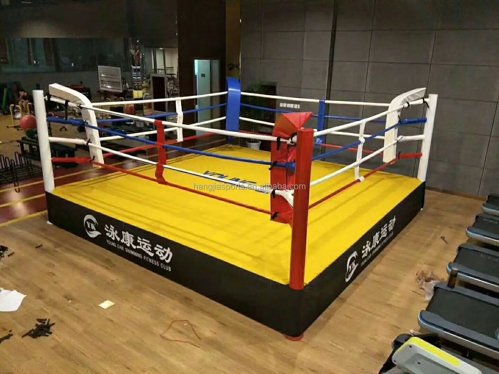 High Quality Cheap Custom Logo Portable Boxing Ring MMA Elevated Boxing Ring Wrestling Ring for Sale
