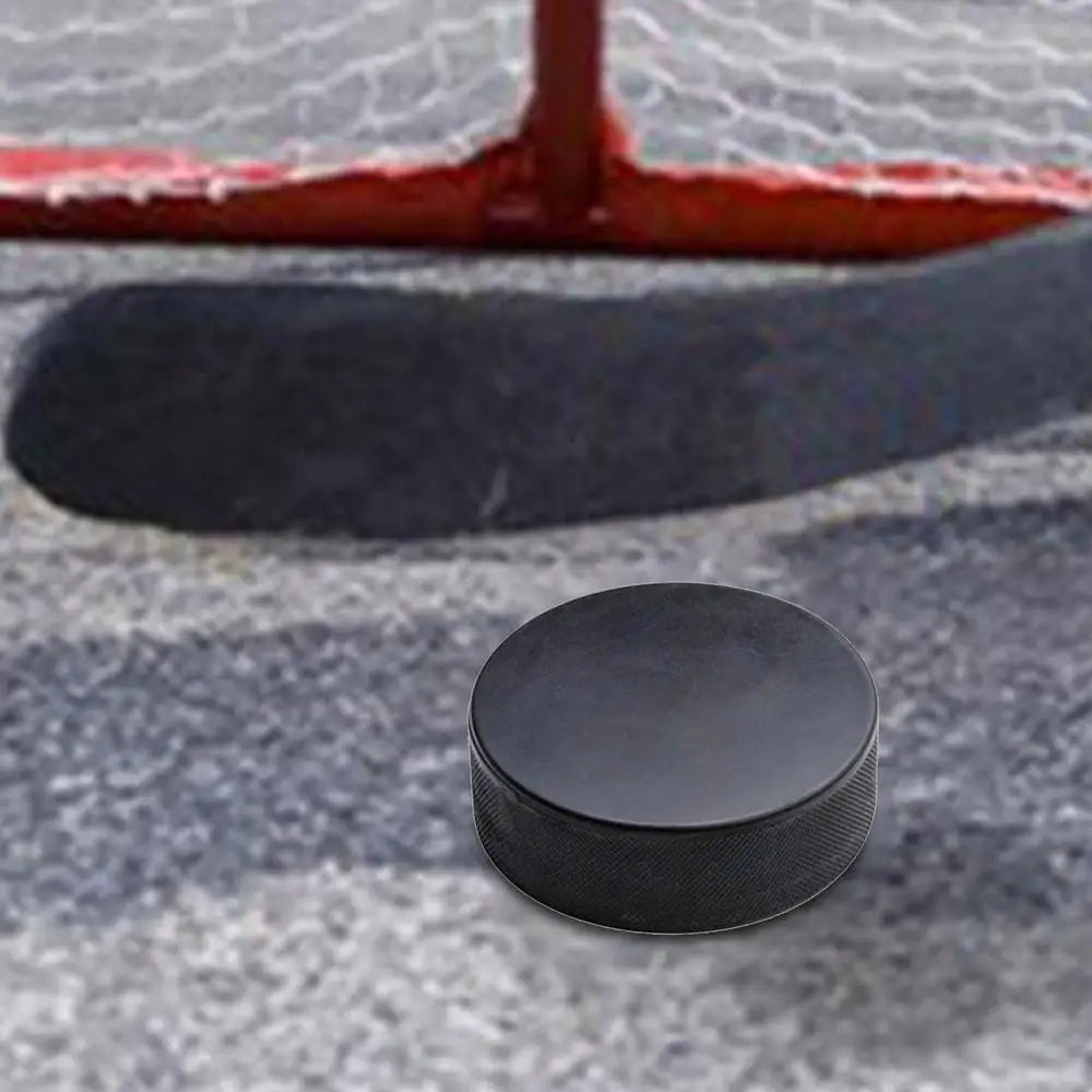 4 Pieces Standard Size Hockey Pucks Smooth Hockey Training Game Pucks Ice Hockey Supplies