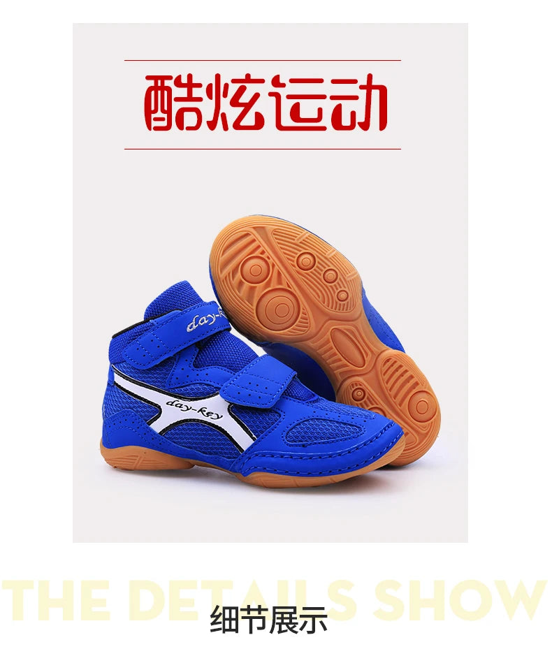 Children's Wrestling Boxing Shoes Children's Training Comfortable Wrestling Shoes Professional Squat Wrestling Boxing Shoes