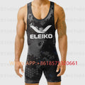ELEIKO Men's Wrestling Singlets Competition Freestyle