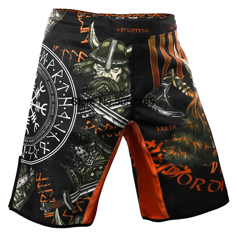 MMA Shorts Jiu Jitsu Muay Thai Pants Men's Fight Shorts Martial Arts BJJ Grappling Kickboxing Fighting Boxing Training Trunks