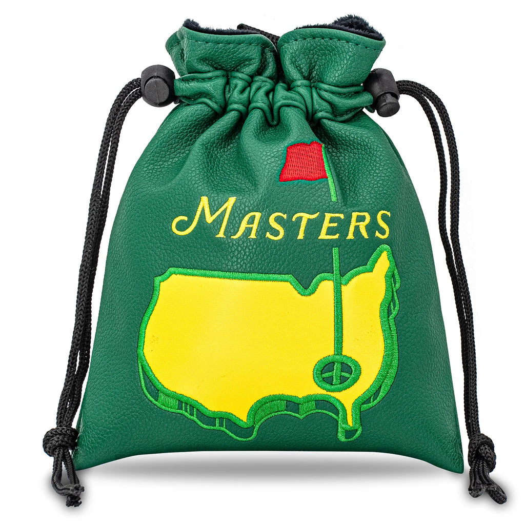 [Green Golf Bag] Portable Valuable Item Bag | Sealed with drawstring, perfect for storing golf balls and golf accessories