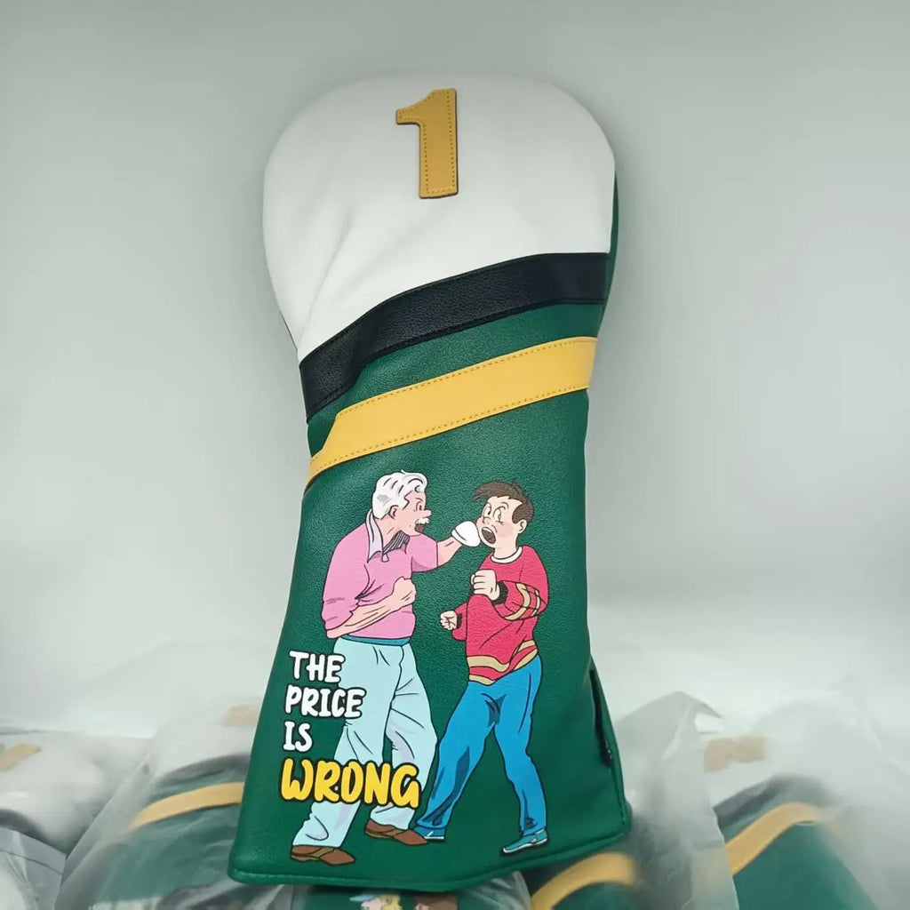 Humorous And Funny Golf Club Covers, Featuring American-style quirky headgear for driver, fairway wood, and hybrid Anti-Scratch