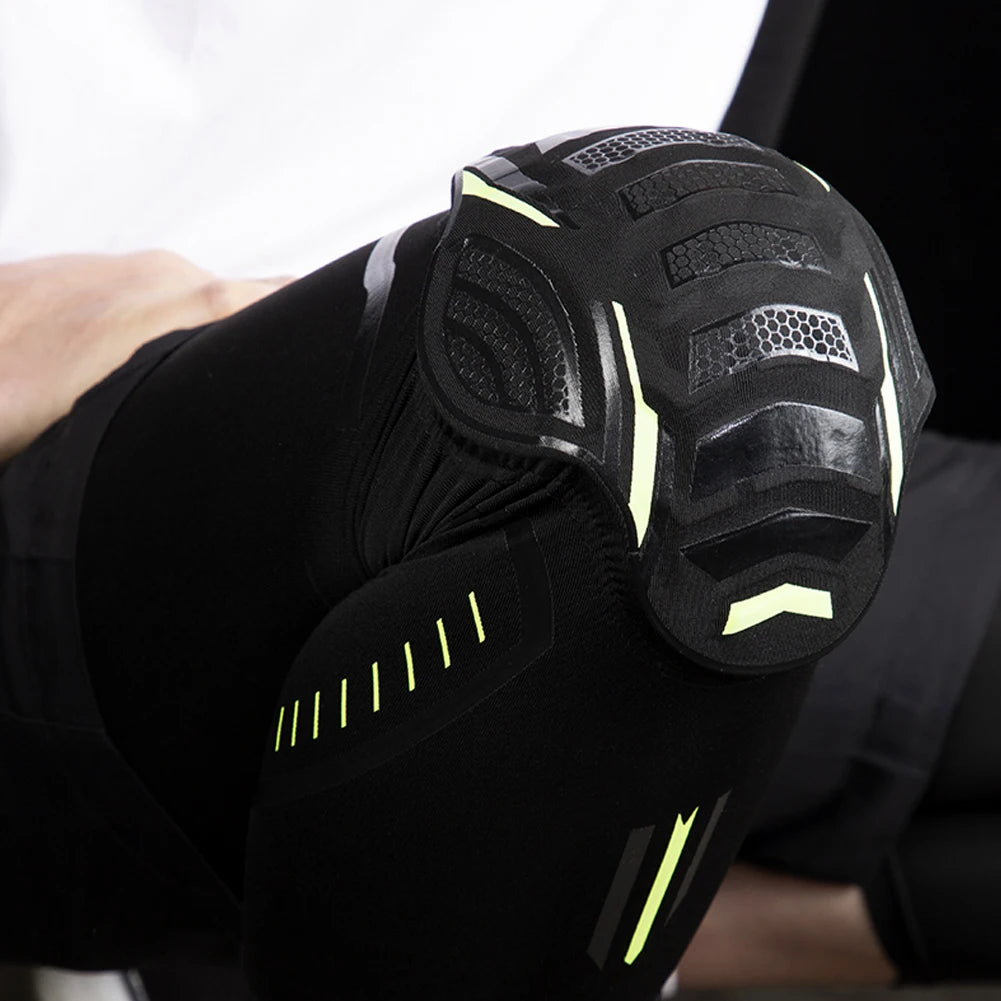 1 Piece Basketball Kneepads Elastic Foam Volleyball Knee Pad Protector Fitness Gear Sports Training Support Bracers