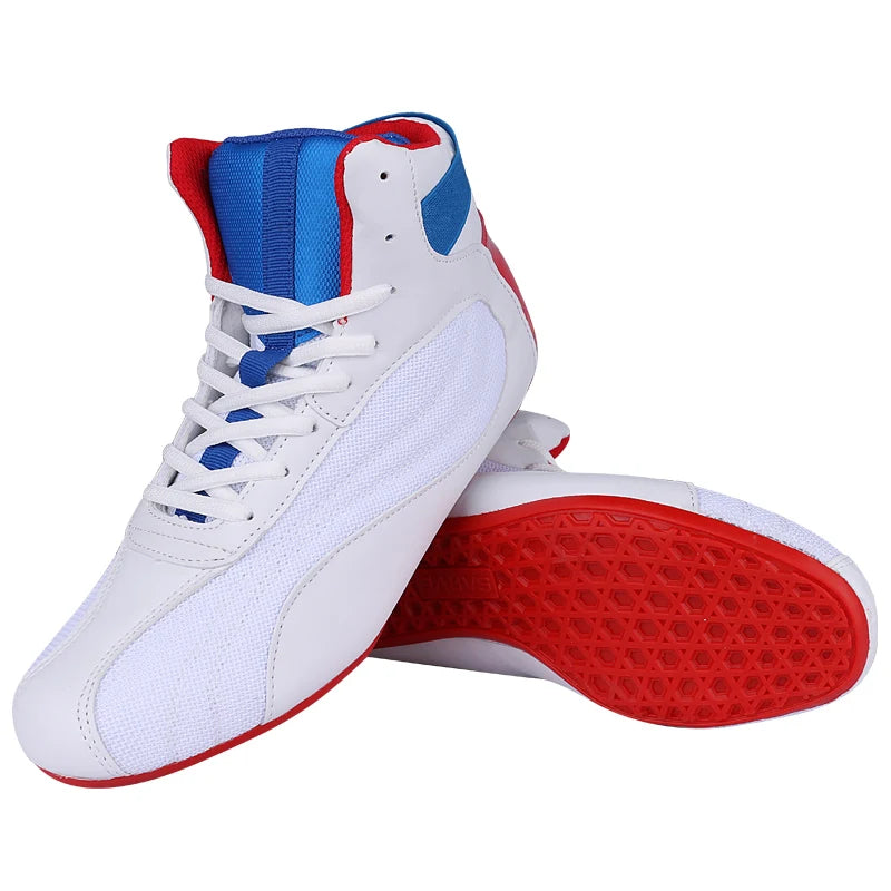 Professional Men Wrestling Shoes Breathable Women Boxing Shoes Comfortable Boxing Training Boot Wear-Resisting Fighting Boots