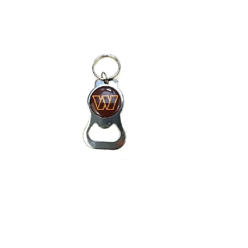 Beer Bottle Opener Keychain Stainless Steel Football nfl Charm Keychains Jewelry Gift