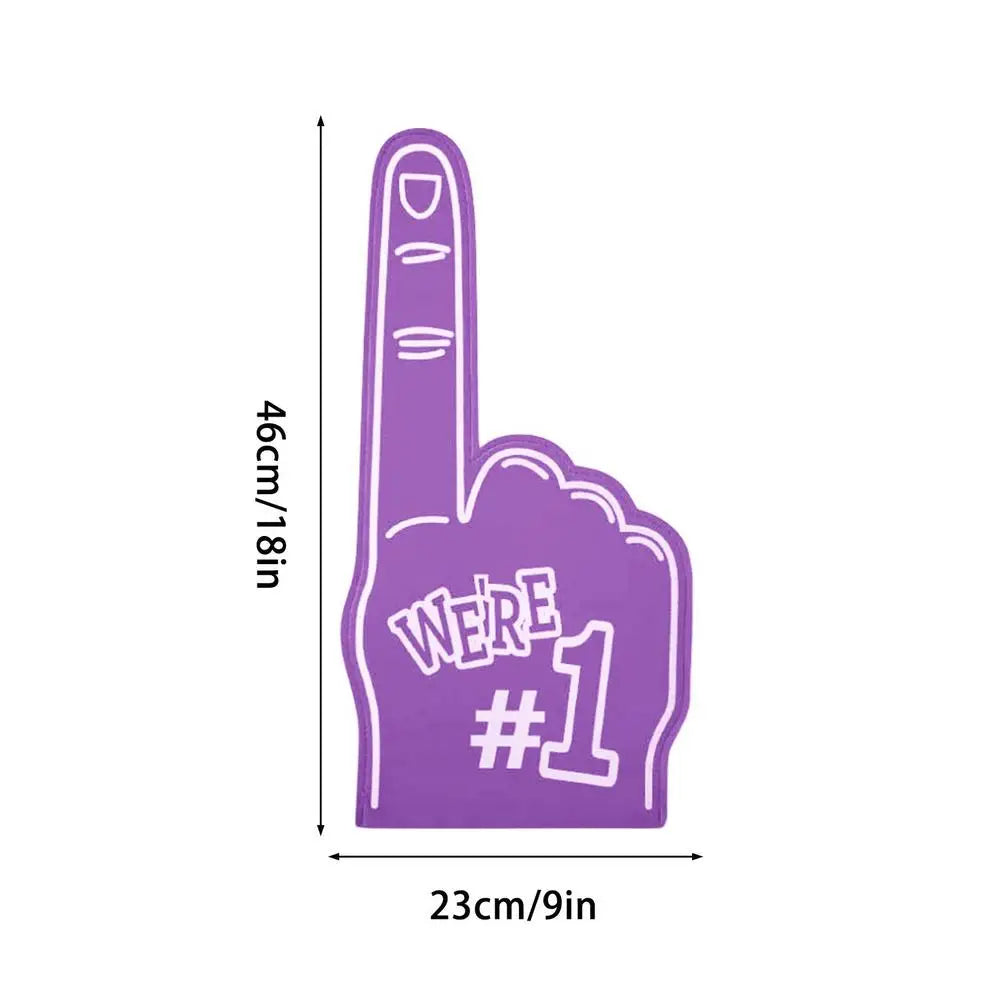 Cheer Up Foam Fingers For Sports Number 1 Cheer On Cheerleading Props Hand Finger Gloves 18 Inch Sports Cheer Fan Finger