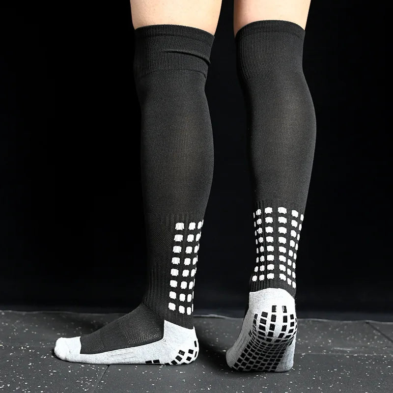 New Long Football Socks  Silicone Suction Cup Grip Anti Slip Soccer Socks Sports Men Women Baseball Rugby Socks